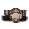 Taos 24 Piece Dinnerware Set, Service For 8 -Kitchen Supplies Shop taos 24 piece dinnerware set service for 8 5291981 1