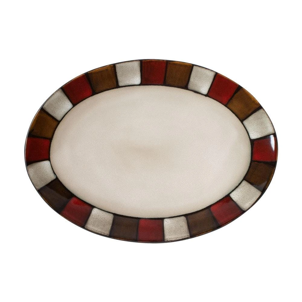 Taos Small Oval Platter 3 Taos Small Oval Platter