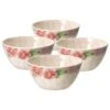 Tea Rose Set Of 4 Outdoor Melamine Cereal Bowls 1 Tea Rose Set Of 4 Outdoor Melamine Cereal Bowls -Kitchen Supplies Shop tea rose set of 4 melamine cereal bowls K45214184 1