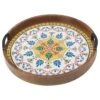 Tile Design Lazy Susan Serve Tray