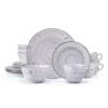 Trellis Lodge White 16 Piece Dinnerware Set, Service For 4 -Kitchen Supplies Shop trellis lodge white 16 piece dinnerware set service for 4 5291367 1