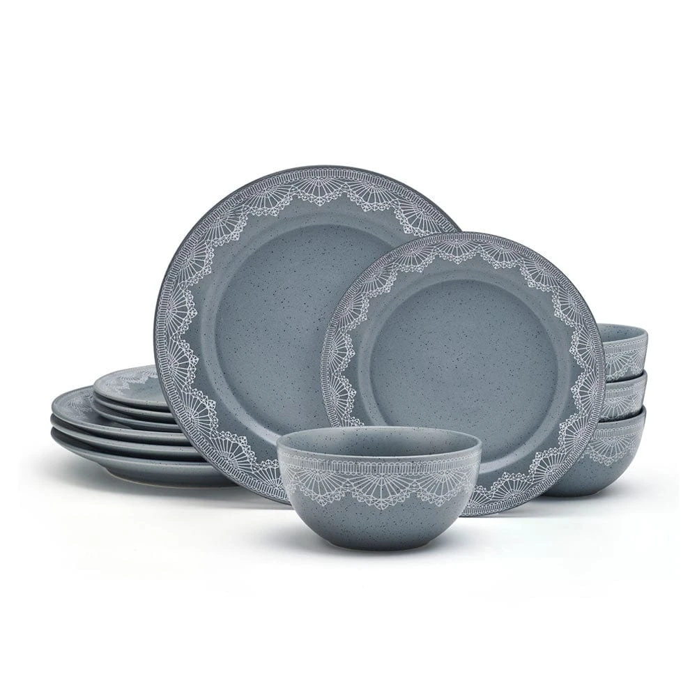 Valerie 12 Piece Dinnerware Set, Service For 4 3 Valerie 12 Piece Dinnerware Set, Service For 4