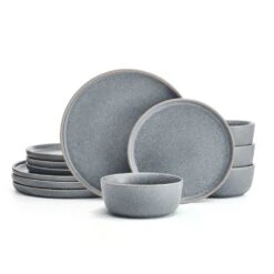 Victoria 12 Piece Dinnerware Set, Service For 4