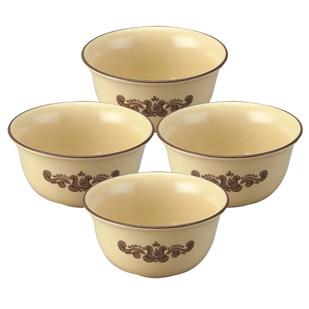 Village Set Of 4 Deep Soup Cereal Bowls 3 Village Set Of 4 Deep Soup Cereal Bowls