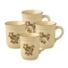 Village Set Of 4 Mugs