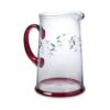 Winterberry® Etched Glass Water Pitcher -Kitchen Supplies Shop winterberry etched glass water pitcher 24774400 1