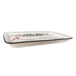 Winterberry® Happy Holidays Rectangular Tray 7 Winterberry® Happy Holidays Rectangular Tray -Kitchen Supplies Shop winterberry happy holidays rectangular tray 5269080 3