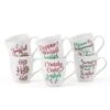 Winterberry® Set Of 6 Sentiment Mugs 2 Winterberry® Set Of 6 Sentiment Mugs -Kitchen Supplies Shop winterberry set of 6 mugs 5285701 1