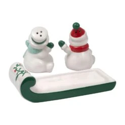 Winterberry® Snowmen On Sled Salt And Pepper Set -Kitchen Supplies Shop winterberry snowmen on sled salt and pepper set 5254846 2